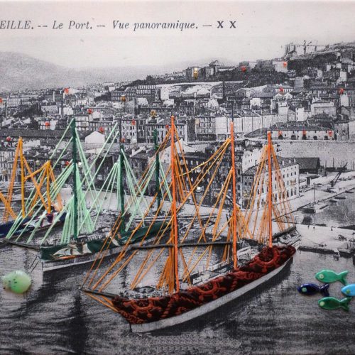 Vue panoramique du port de Marseille